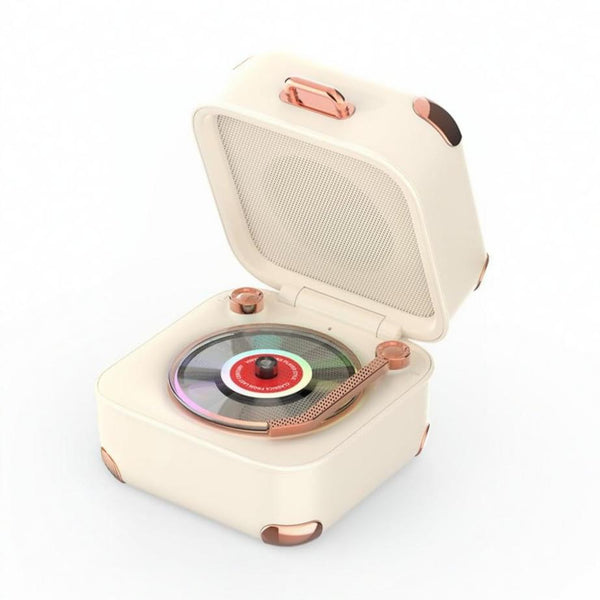 Onholdfile Classic Bluetooth Speaker with Multicolored Lights