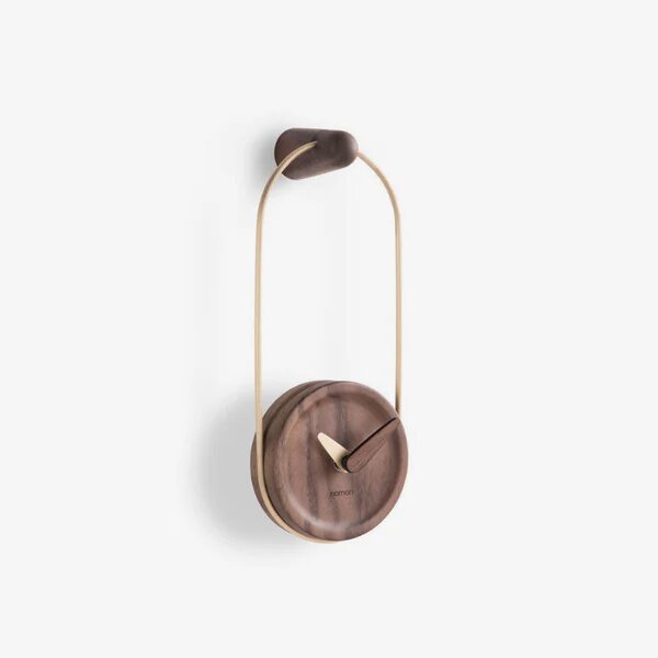 Onholdfile wooden art wall clock